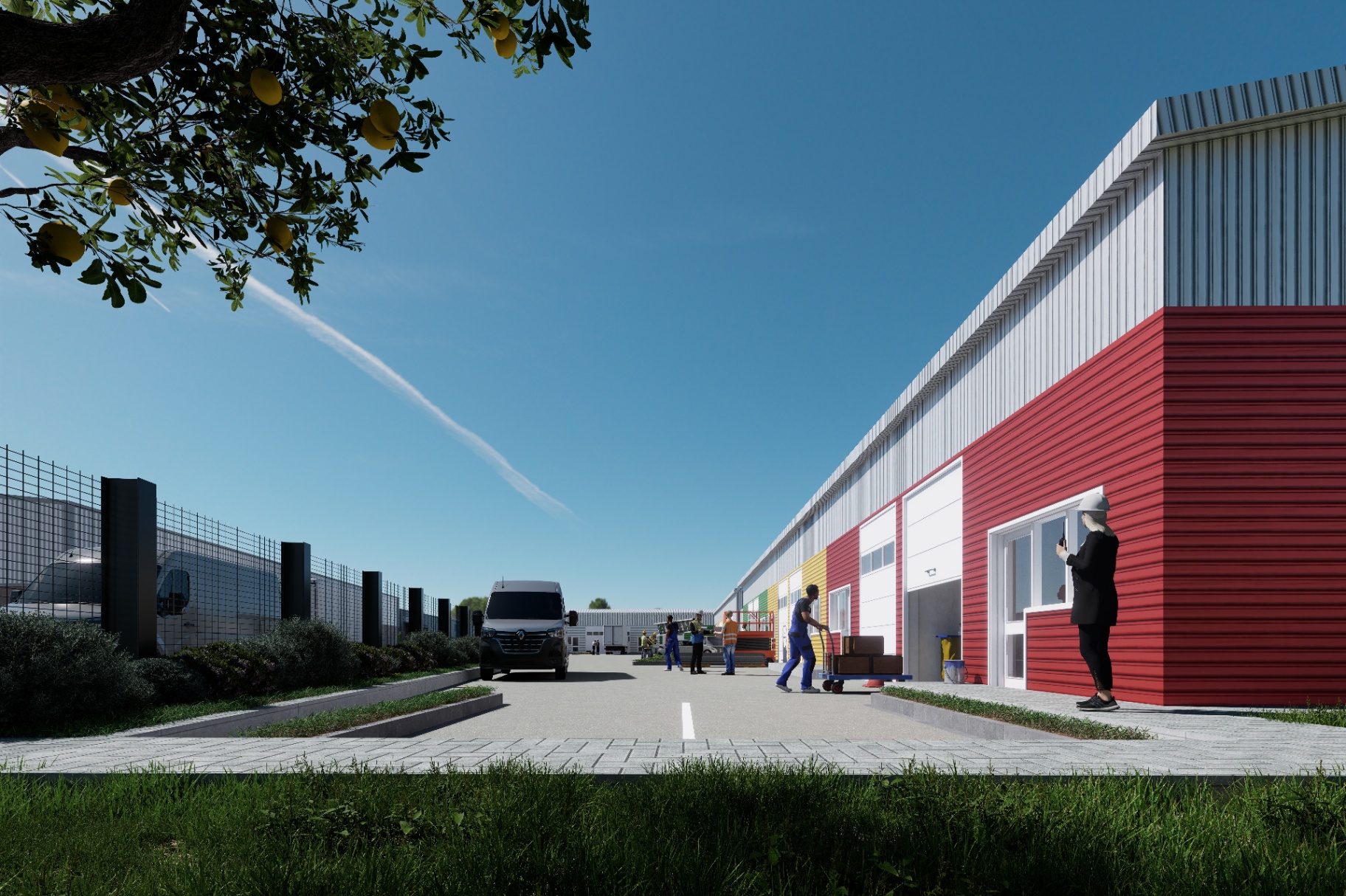 Telos Commerce Park access road