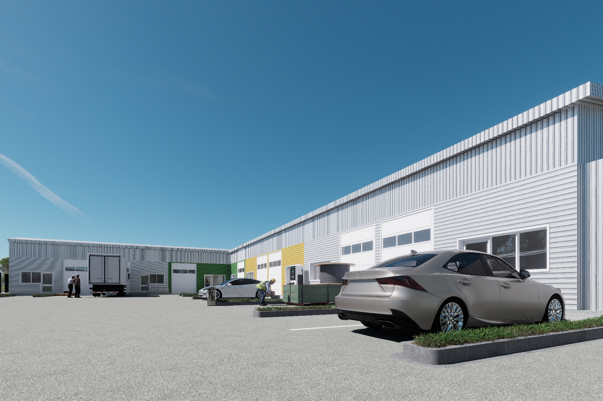 Telos Commerce Park site render